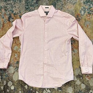 Express Men's Pink Button-Down Shirt